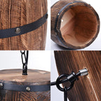 Erato - Hanging Wooden Wine Barrel Lamp