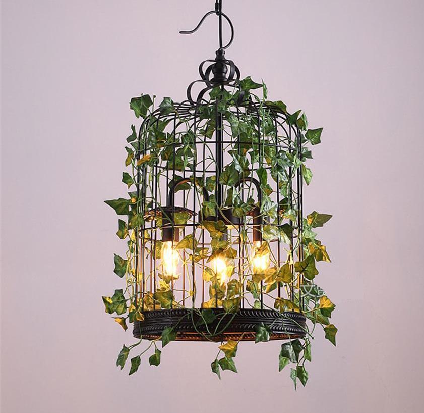 Emory - Vintage Industrial Birdcage Pendant Lamp