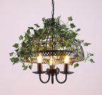 Emory - Vintage Industrial Birdcage Pendant Lamp
